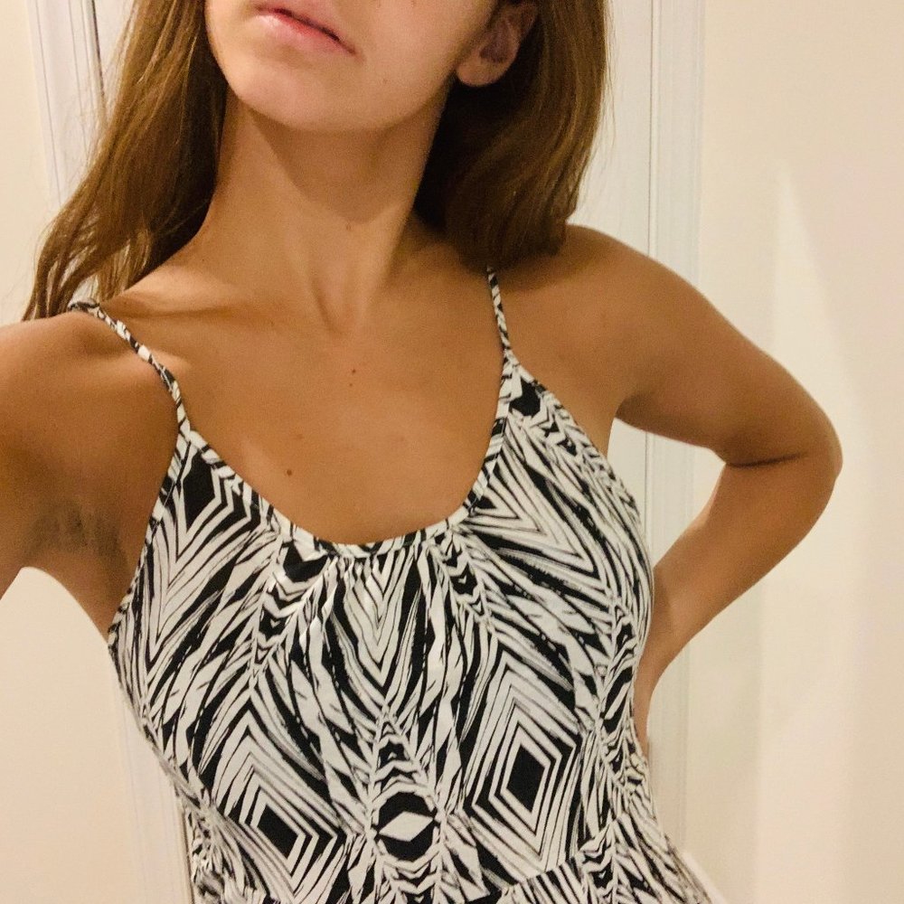 patterned resort maxi dress
